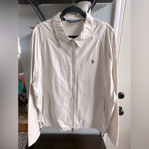 Polo Ralph Lauren Golf Jacket for Men Size XXL BEIGE/CREAM Color